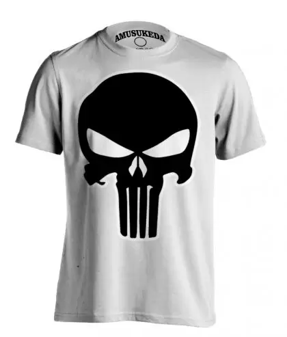 Punisher Skull Whitet Shirt
